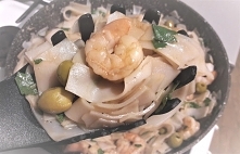 Przepis na makaron ryżowy z krewetkami. 
Lubicie takie przepisy?
Lubicie jeść krewetki? :)