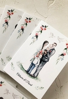 Zaproszenie ślubne - portret