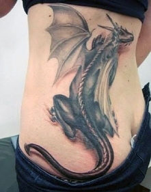 dragon 3d tattoo