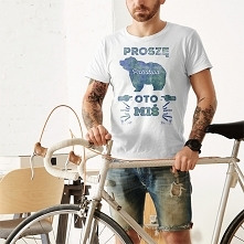 Oto miś Nova męska biała