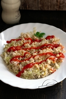 Zapiekana ryżowa z mielonym...