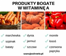 Produkty bogate w witaminę A