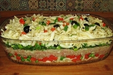 Pyszna zapiekanka z mięsem mielonym i kapustą