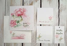 zaproszenie - Pastelove Peonie Clasic zamówienie