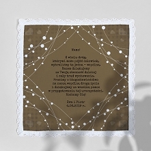 Girlandy - chusteczka -podziękowanie dla mamy