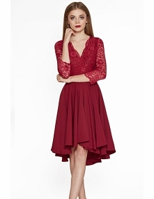 Czerwona sukienka na wesele - nie musisz jej kupować, możesz wypożyczyć. Sprawdź inne modele na 4myself.pl