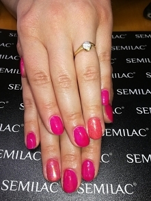 Semilac 103, syrenka neon pink indigo