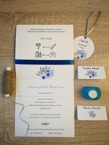 Zaproszenia i dodatki na ślub. Wiecej na fb/paniróża lub poligrafiaprinteria.pl