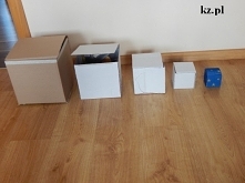 Pudełka matrioszki do wkładania.