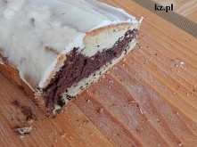 Ciasto cappuccino, trójwarstwowe ciasto do kawy.