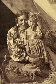 Mom and Child, c.1900.