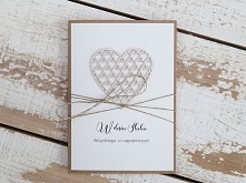 Oryginalna kartka na ślub