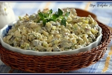 SAŁATKA Z RYŻEM, PIECZARKAMI I POREM