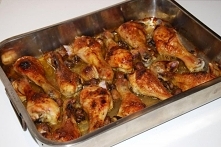 Udka pieczone z pieczarkami