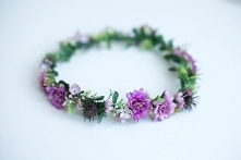 Wianek na głowę - fiolet
