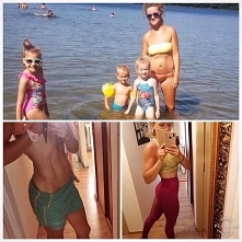 Poznajcie Anię. Kolejna piękna przemiana cudownej fit MAMY. Rok pracy nad sobą z treningami CentrumSportowca.pl i dieta pomogły zgubić  3kg, jak widzicie waga nie jest wyznaczni...