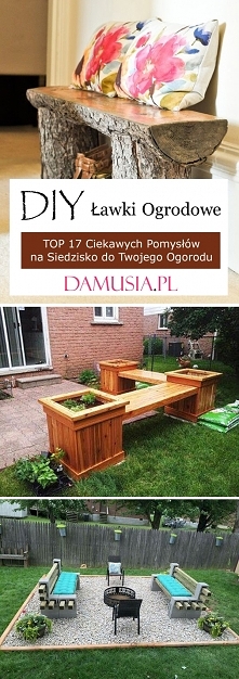DIY Ławki Ogrodowe – TOP 17 Ciekawych Pomysłów na Siedzisko do Twojego Ogorodu