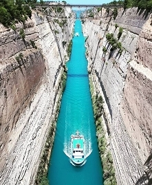 Mega pięknie :O Cieśnina Corinth Grecja