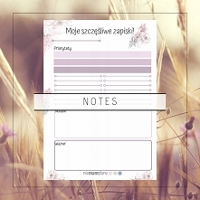 kartka z notesu do wydruku