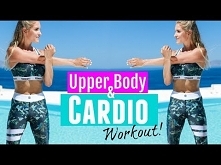 Upper Body &amp; Cardio Workout - FAT BURNING EXERCISES | Rebecca Louise