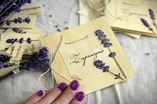 Zaproszenia ślubne Lawendowa lawendowe