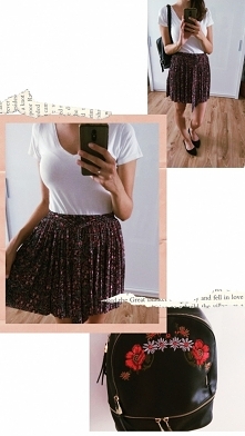 Dziewczęca stylizacja nie tylko na randkę idealna na uczelnie czy spotkanie z przyjaciółkami.