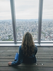 Widok z Harukas 300, Osaka - Japonia