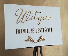 Tablica powitalna witajcie