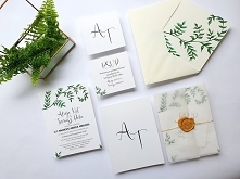Zaproszenia ślubne Seria Botanic FD2