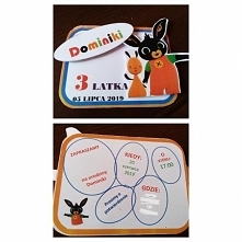 Zaproszenie na 3 latka.