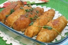 Roladki z pieczarką