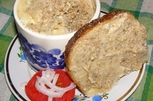 domowe smarowidło - smalec z szynki