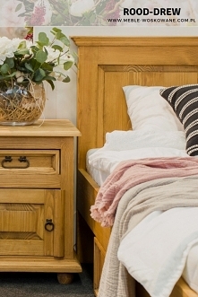 Sypialnia ze stylem ! 
Meble z litego drewna sosnowego