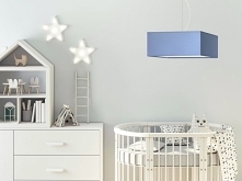 Lampa wisząca SANGRIA do pokoju dziecka idealnie sprawdzi się jako główne źródło światła. Abażury dostępne są w kolorystyce: miętowy, różowy oraz niebieski. 
Poznaj kolekcję lam...
