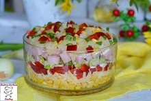 Warstwowa sałatka imprezowa