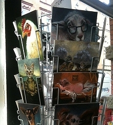 Bezustannie wysyłam kartki pocztowe z duszą.