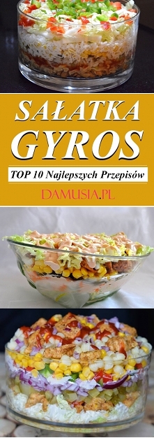 Sałatka Gyros – TOP 10 Najlepszych Przepisów na Sałatkę z Gyrosa