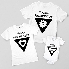 komplet rodzinny - mama, tata i córka