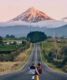 Wulkan Taranaki w Nowej Zel...