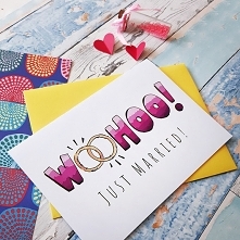 Kartka Ślubna "WooHoo!"