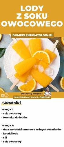 Jak zrobić lody z soku owocowego