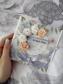 Własnoręcznie robiona kartk...