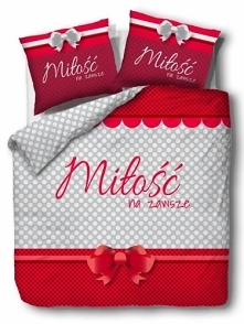 Pościel popielata 160x200 z...