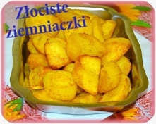 Polecam Wam pyszne chrupiące ziemniaczki prosto z piekarnika;) Są smaczne… tanie… szybko zaspokajają głód… i ładnie wyglądają na talerzu;)