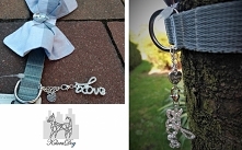 Obroża ręcznie zdobiona. Ni...