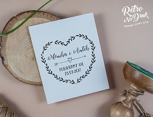 Stempel ślubny "serce" 60mm