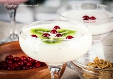 Krem waniliowy z kiwi