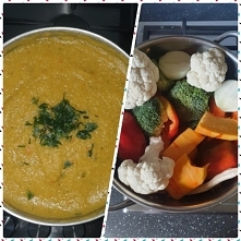 Zupa krem - dynia z warzywami