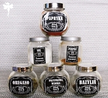Pieprzniczka, solniczka i słoiczki na przyprawy Jack Daniels