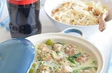 Pulpeciki drobiowe w lekkim zielonym sosie warzywnym [klik]